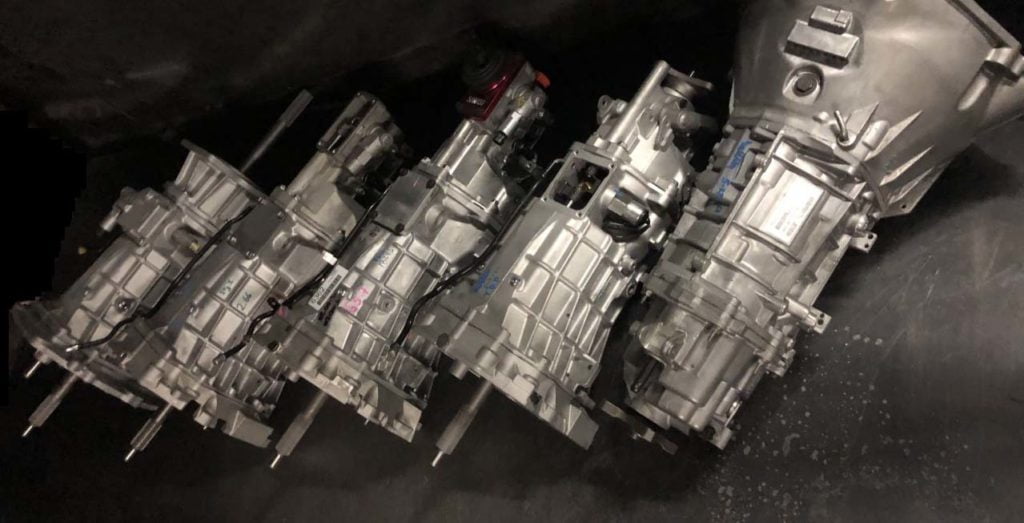Types of Tremec T56 Transmissions Explained - Texas Drivetrain Performance Row of Built T56 Tremec Transmissions